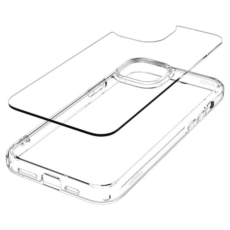 Etui Spigen Crystal Hybrid na iPhone 15 Plus - przezroczyste