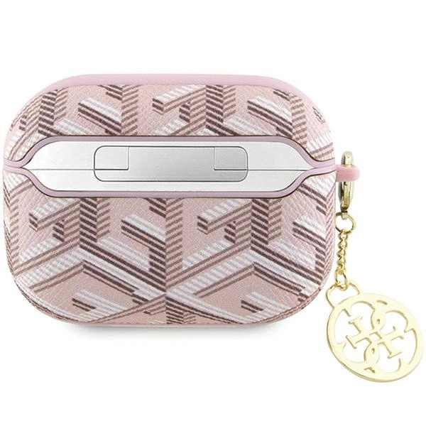 Etui Guess GCube Charm na AirPods Pro 2 - różowe