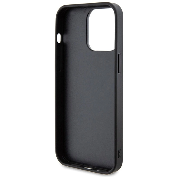Etui Guess Rhinestone Metal Logo na iPhone 15 Pro - żółte