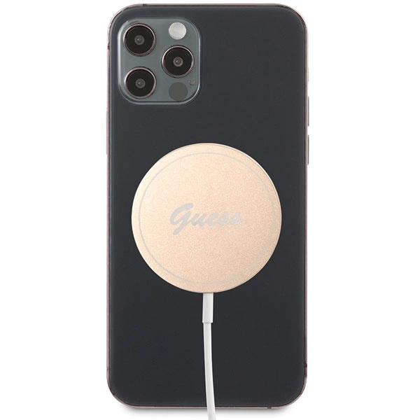 Ładowarka indukcyjna Guess 15W MagSafe - złota