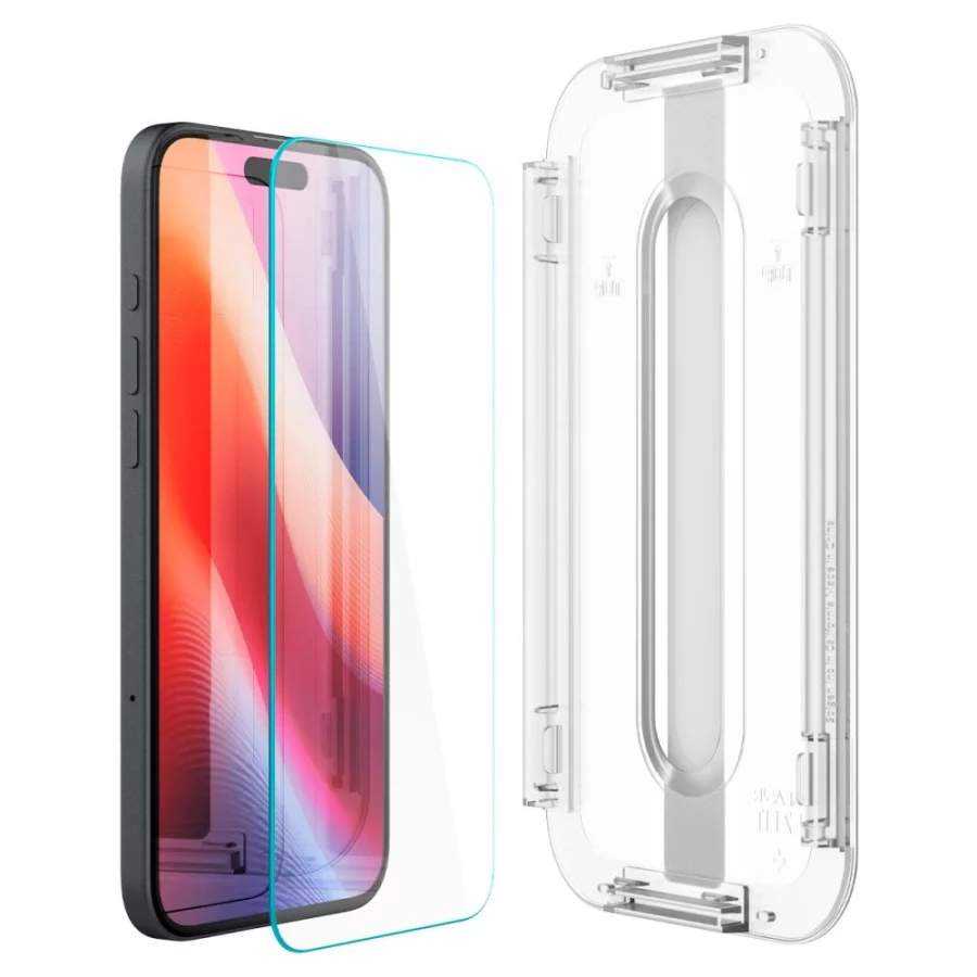 Szkło hartowane Spigen Glas.tR EZ Fit na iPhone 15 / 16 - 2 szt.