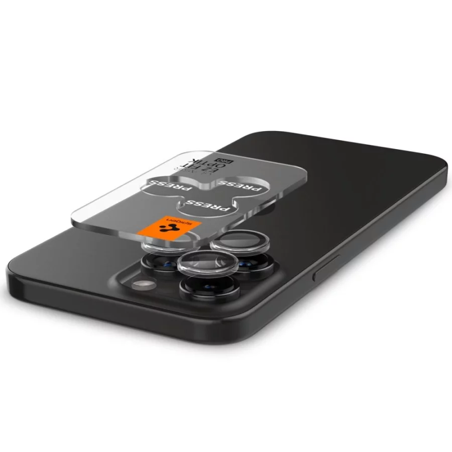 Osłona aparatu Spigen Glas.tR EZ Fit Optik Pro na iPhone 15 Pro / 15 Pro Max / 16 Pro / 16 Pro Max / 17 Pro / 17 Pro Max - 2 szt.