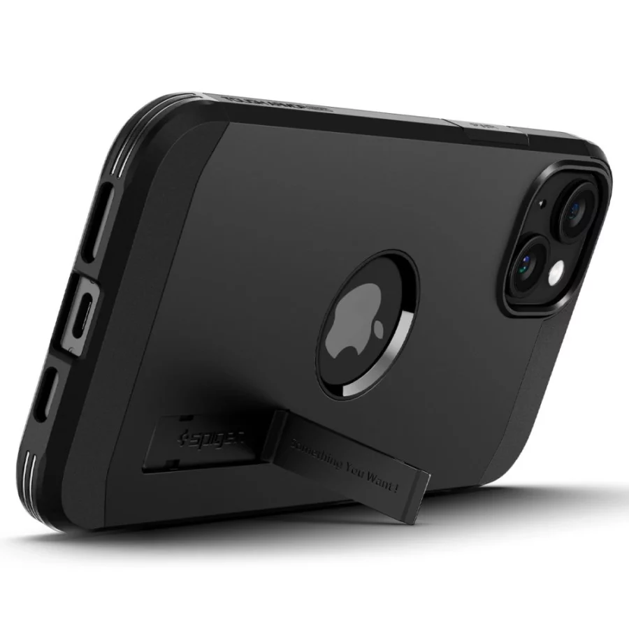 Etui Spigen Tough Armor MagSafe na iPhone 15 - czarne