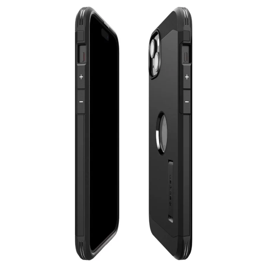 Etui Spigen Tough Armor MagSafe na iPhone 15 - czarne