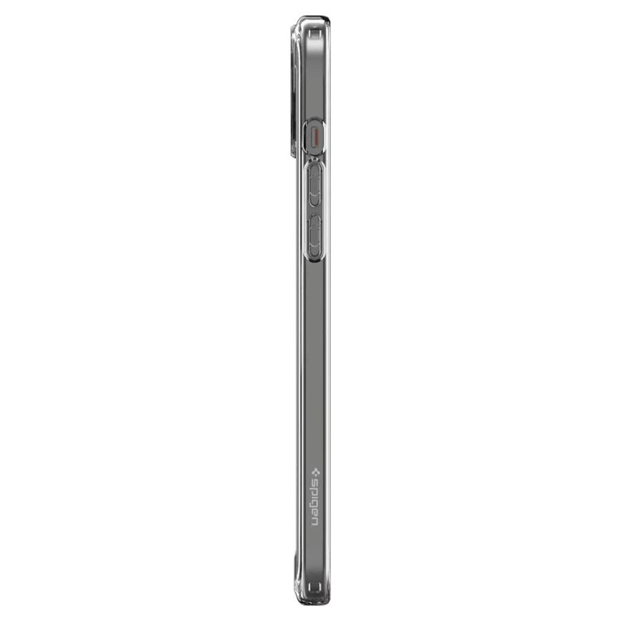 Etui Spigen Ultra Hybrid Mag z MagSafe na iPhone 15 Plus - białe (wzór Zero One)