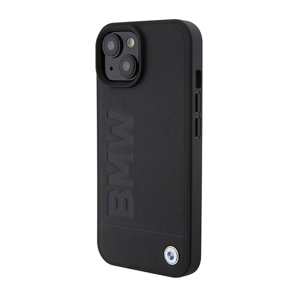 Etui BMW Signature Logo Imprint MagSafe do iPhone 15 - czarne