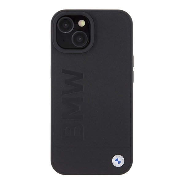 Etui BMW Signature Logo Imprint MagSafe do iPhone 15 - czarne