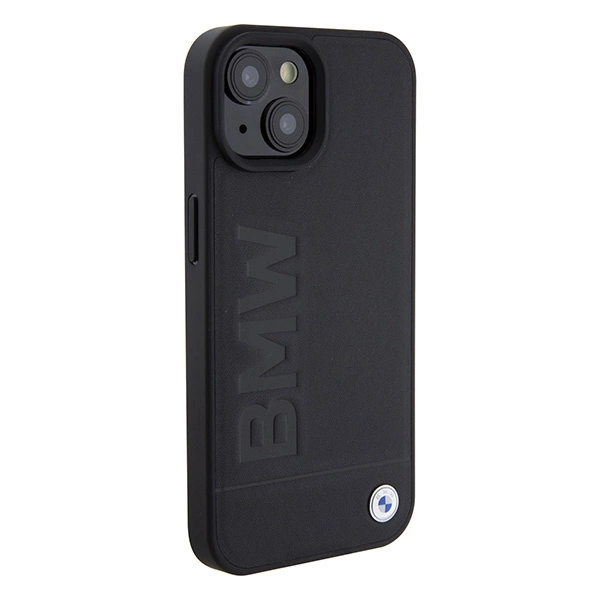 Etui BMW Signature Logo Imprint MagSafe do iPhone 15 - czarne