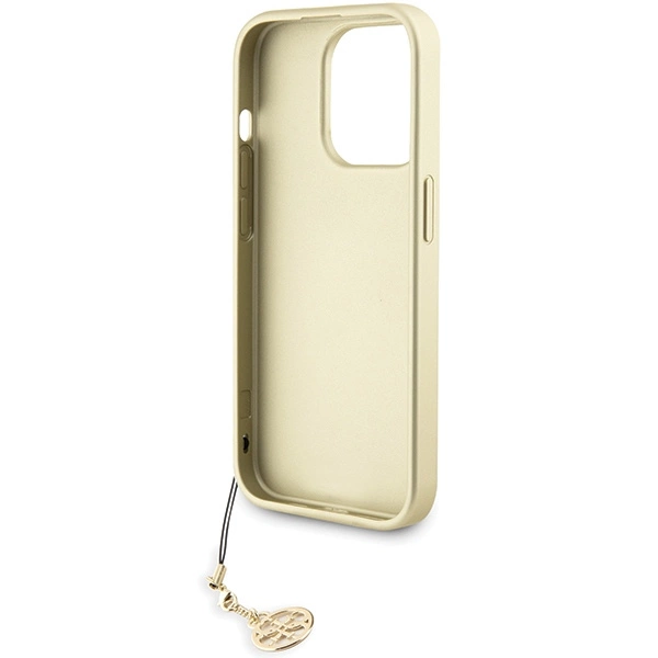 Etui Guess 4G Charms Collection do iPhone 15 Pro - szare
