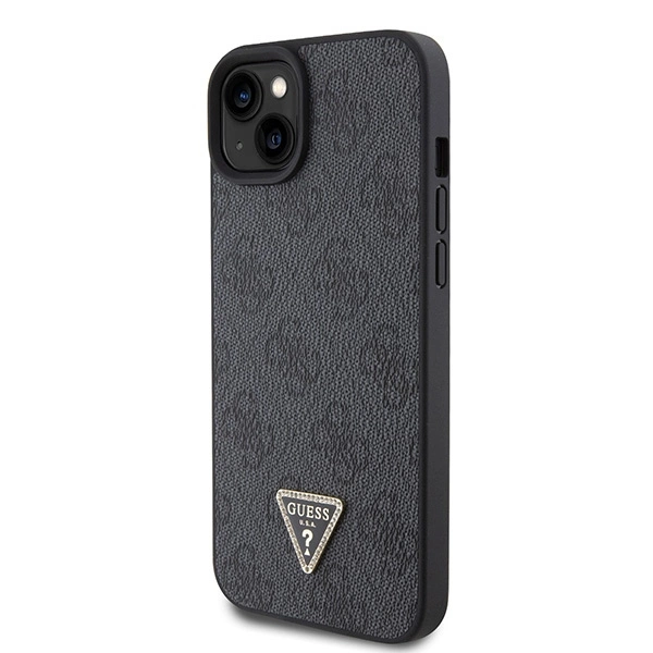 Etui Guess Crossbody 4G Metal Logo do iPhone 15 Plus - czarne