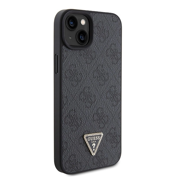 Etui Guess Crossbody 4G Metal Logo do iPhone 15 Plus - czarne