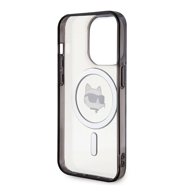 Etui Karl Lagerfeld IML Choupette's Head MagSafe do iPhone 15 Pro Max - przezroczyste