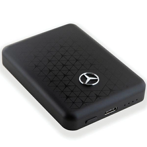 Powerbank Mercedes Stars Pattern MagSafe 5W 3000mAh - czarny