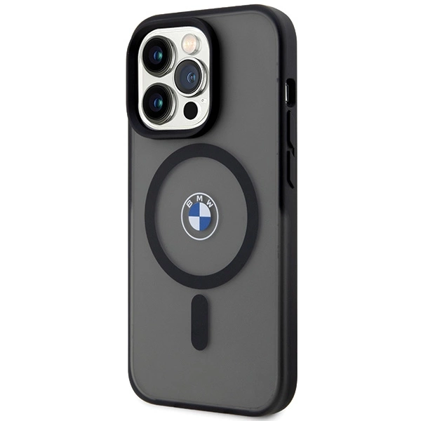 Etui BMW IML Signature MagSafe do iPhone 15 Pro - czarne