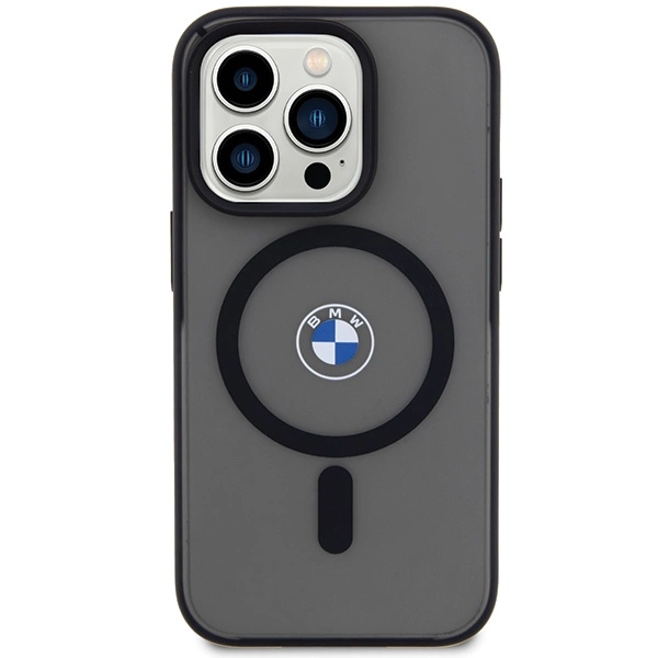 Etui BMW IML Signature MagSafe do iPhone 15 Pro - czarne