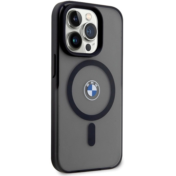 Etui BMW IML Signature MagSafe do iPhone 15 Pro - czarne