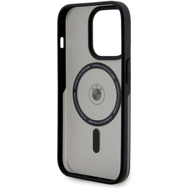 Etui BMW IML Signature MagSafe do iPhone 15 Pro - czarne