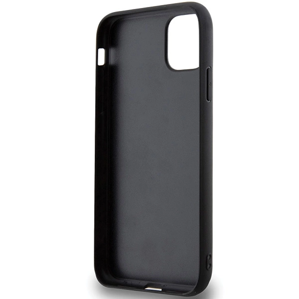 Etui Karl Lagerfeld 3D Rubber Multi Logo do iPhone 11 / Xr - czarne