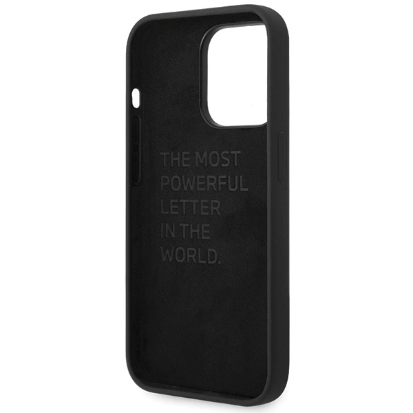 Etui BMW Silicone Pattern na iPhone 15 Pro Max - czarne