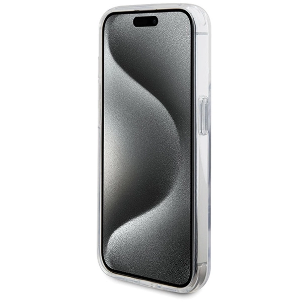 Etui BMW Ring Stand M Collection MagSafe na iPhone 15 Pro - przezroczysty