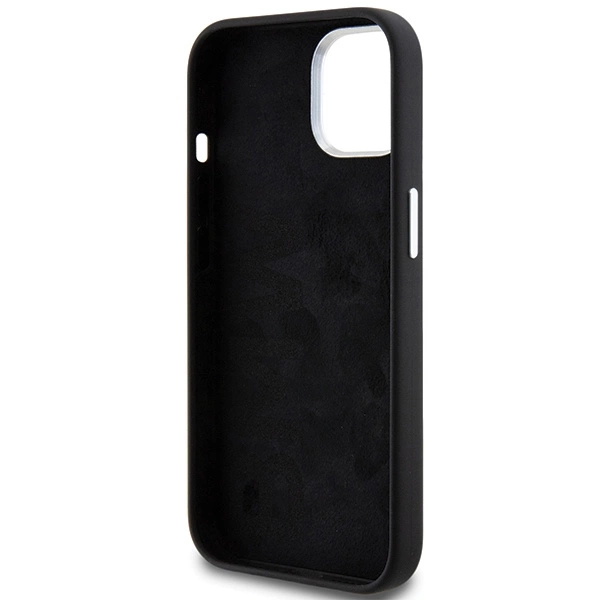 Etui BMW Signature Liquid Silicone MagSafe na iPhone 15 - czarne