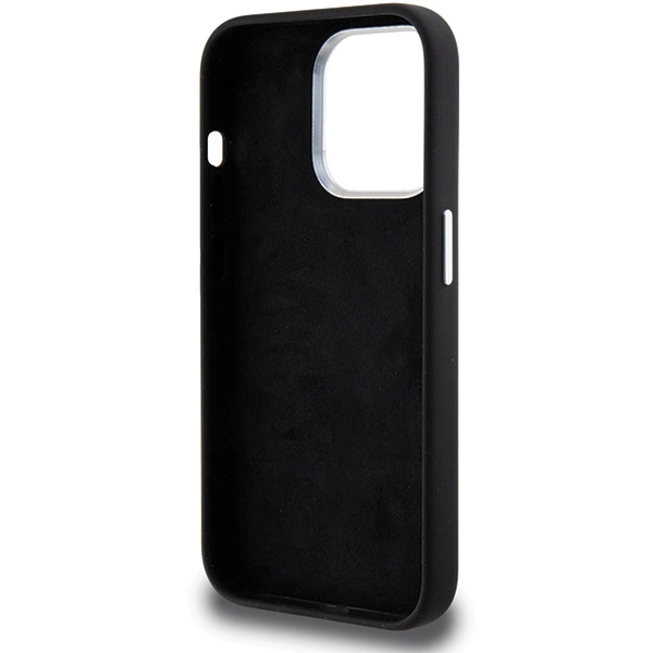 Etui BMW Signature Liquid Silicone MagSafe na iPhone 15 Pro Max - czarne