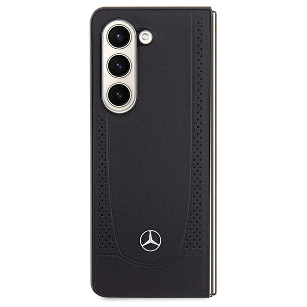 Etui Mercedes Leather Urban na Samsung Galaxy Z Fold 5 - czarne