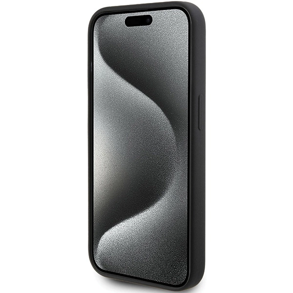 Etui Karl Lagerfeld Silicone Karl Script na iPhone 15 Pro - czarne