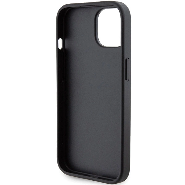 Etui Karl Lagerfeld Gripstand Saffiano Karl&Choupette Pins na iPhone 15 Plus / 14 Plus - czarne
