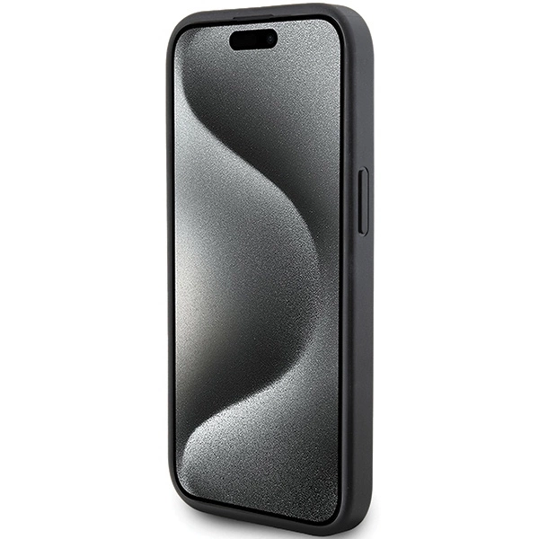 Etui Karl Lagerfeld Quilted K Pattern na iPhone 15 - czarne