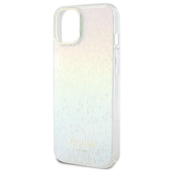 Etui Guess IML Faceted Mirror Disco Iridescent na iPhone 12/12 Pro - wielokolorowe