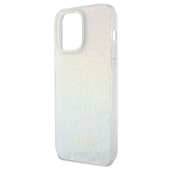 Etui Guess IML Faceted Mirror Disco Iridescent na iPhone 13 Pro Max - wielokolorowe