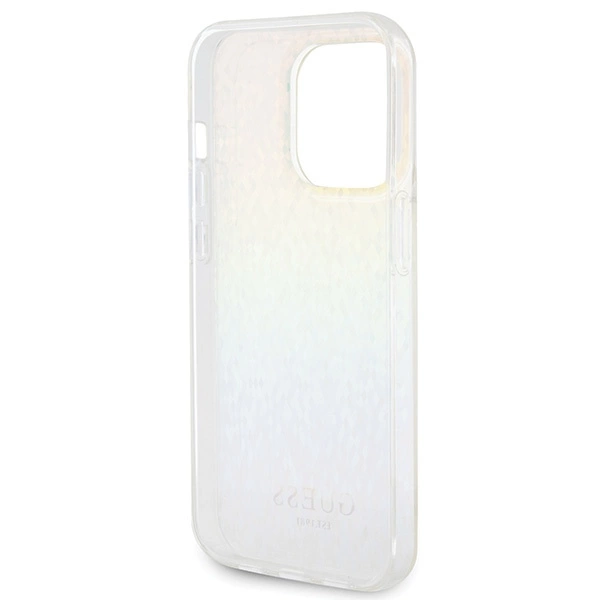 Etui Guess IML Faceted Mirror Disco Iridescent na iPhone 14 Pro - wielokolorowe