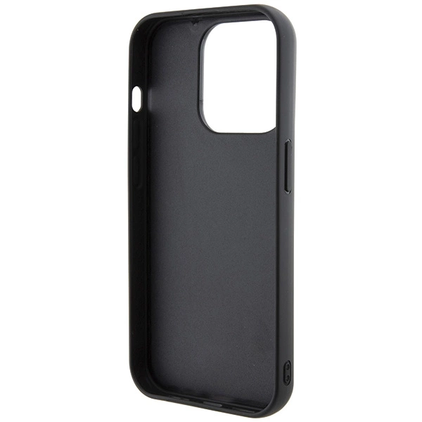 Etui Karl Lagerfeld Gripstand Saffiano Karl&Choupette Pins na iPhone 14 Pro - czarne