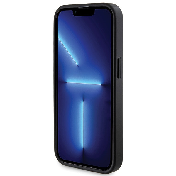 Zestaw Guess GUBPM5P14L4GEMGK iPhone14 Pro 6.1" hardcase + Powerbank 5000mAh MagSafe czarny/black 4G Metal Logo