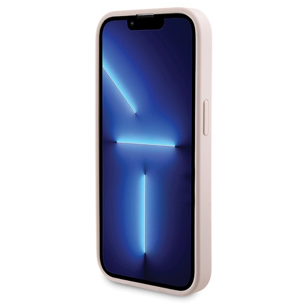 Zestaw Guess GUBPM5P15X4GEMGP iPhone15 Pro Max 6.7" hardcase + Powerbank 5000mAh MagSafe różowy/pink 4G Metal Logo