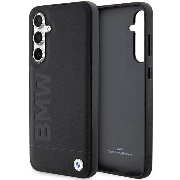 Etui BMW Leather Hot Stamp na Samsung Galaxy S23 FE - czarne