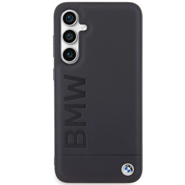 Etui BMW Leather Hot Stamp na Samsung Galaxy S23 FE - czarne
