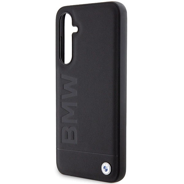 Etui BMW Leather Hot Stamp na Samsung Galaxy S23 FE - czarne