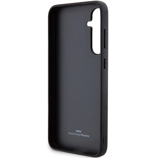 Etui BMW Leather Hot Stamp na Samsung Galaxy S23 FE - czarne