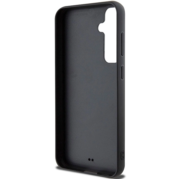 Etui Guess Quilted Metal Logo na Samsung Galaxy S23 FE - czarne