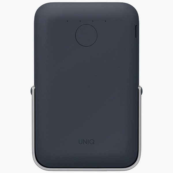UNIQ Powerbank Hoveo 5000mAh USB-C 20W PD Fast charge Wireless Magnetic niebieski/storm blue