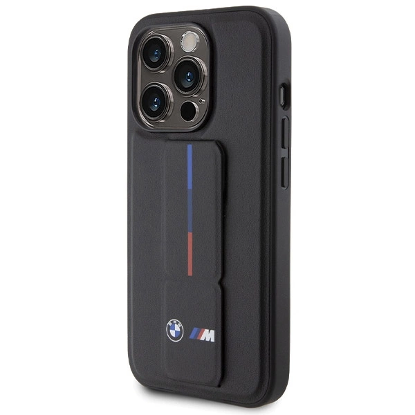 Etui BMW Grip Hot Stamp na iPhone 15 Pro - czarne