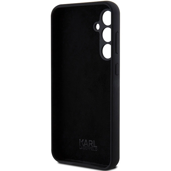 Etui Karl Lagerfeld Silicone Ikonik Metal Pin na Samsung Galaxy S23 FE - czarne