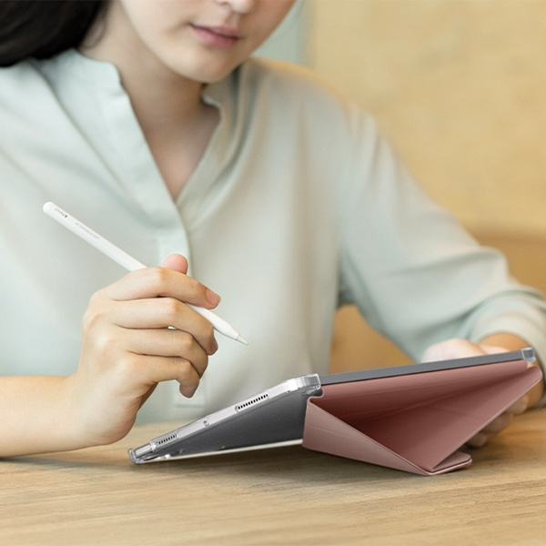 UNIQ etui Camden Click iPad Air 13" (2024) różowy/blush pink