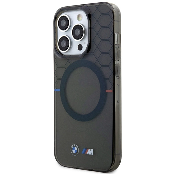 Etui BMW Pattern MagSafe na iPhone 13 Pro Max - szare