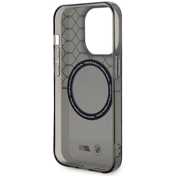 Etui BMW Pattern MagSafe na iPhone 13 Pro Max - szare