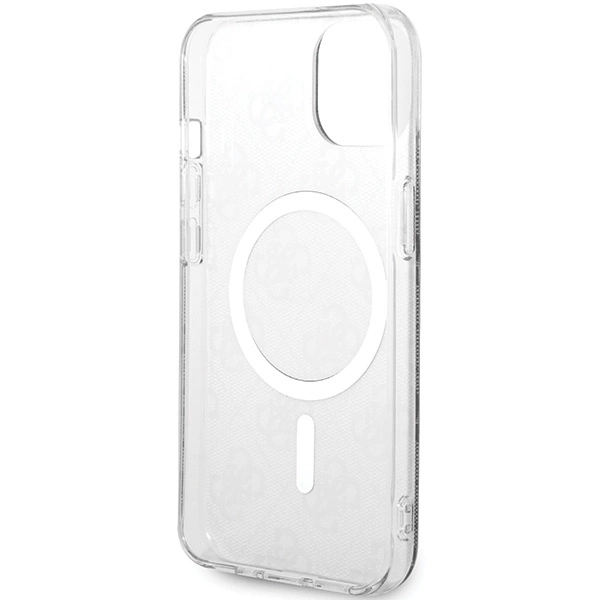 Etui Guess 4G MagSafe na iPhone 15 Plus / 14 Plus - czarne