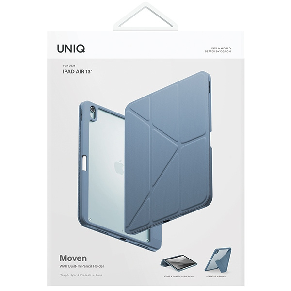UNIQ etui Moven iPad Air 13" (2024) niebieski/stone blue