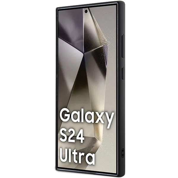 Etui Karl Lagerfeld 3D Rubber Ikonik na Samsung Galaxy S24 Ultra - czarne